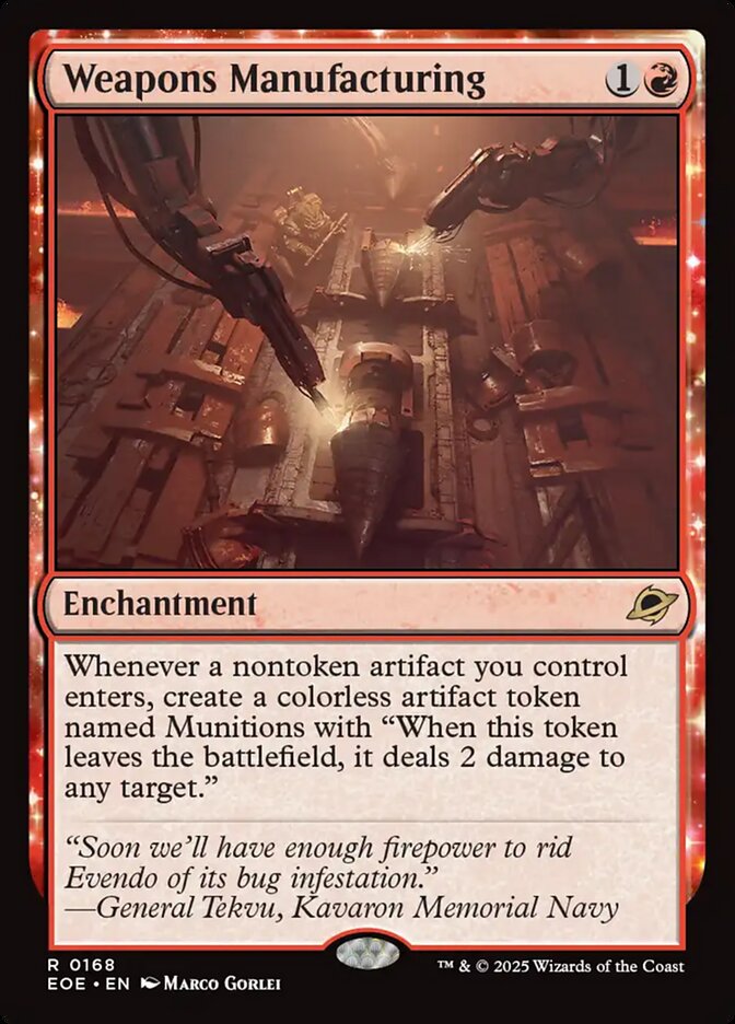 Weapons Manufacturing 168 (Edge of Eternities) 