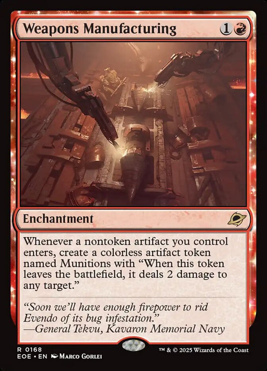 Weapons Manufacturing 168 (Edge of Eternities) 