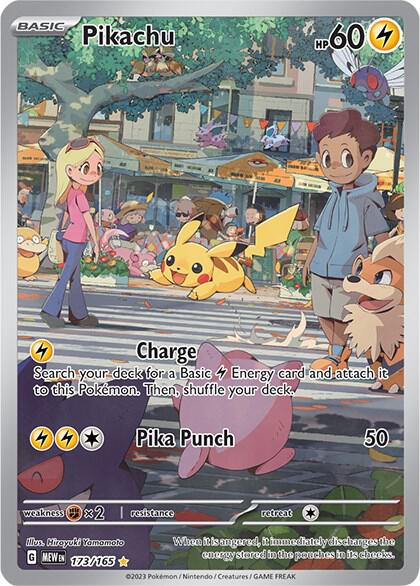 Pikachu 173/165 (SV: Scarlet & Violet 151)  - Holofoil