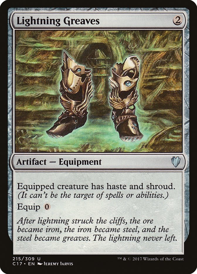 Lightning Greaves 215/309 (Commander 2017) 