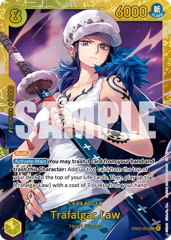 Trafalgar Law EB03-062 (Extra Booster: One Piece Heroines Edition)  - Foil