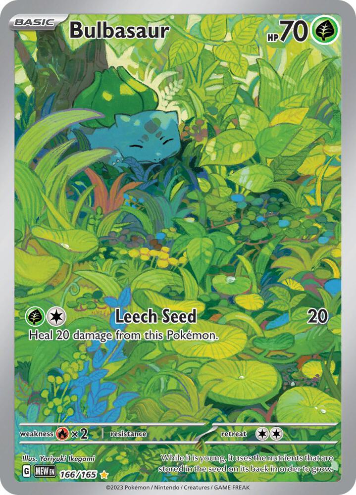 Bulbasaur 166/165 (SV: Scarlet & Violet 151)  - Holofoil