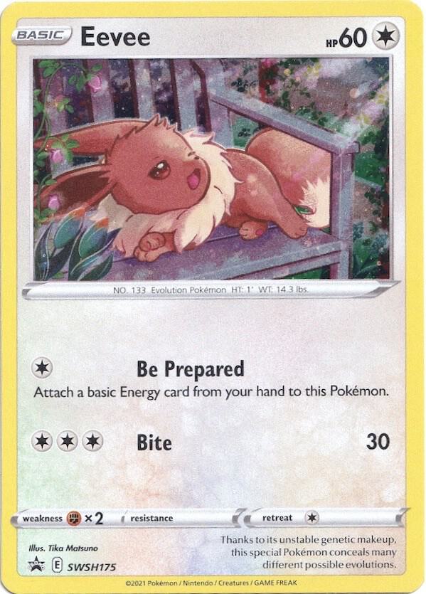 Eevee SWSH175 (SWSH: Sword & Shield Promo Cards)  - Holofoil