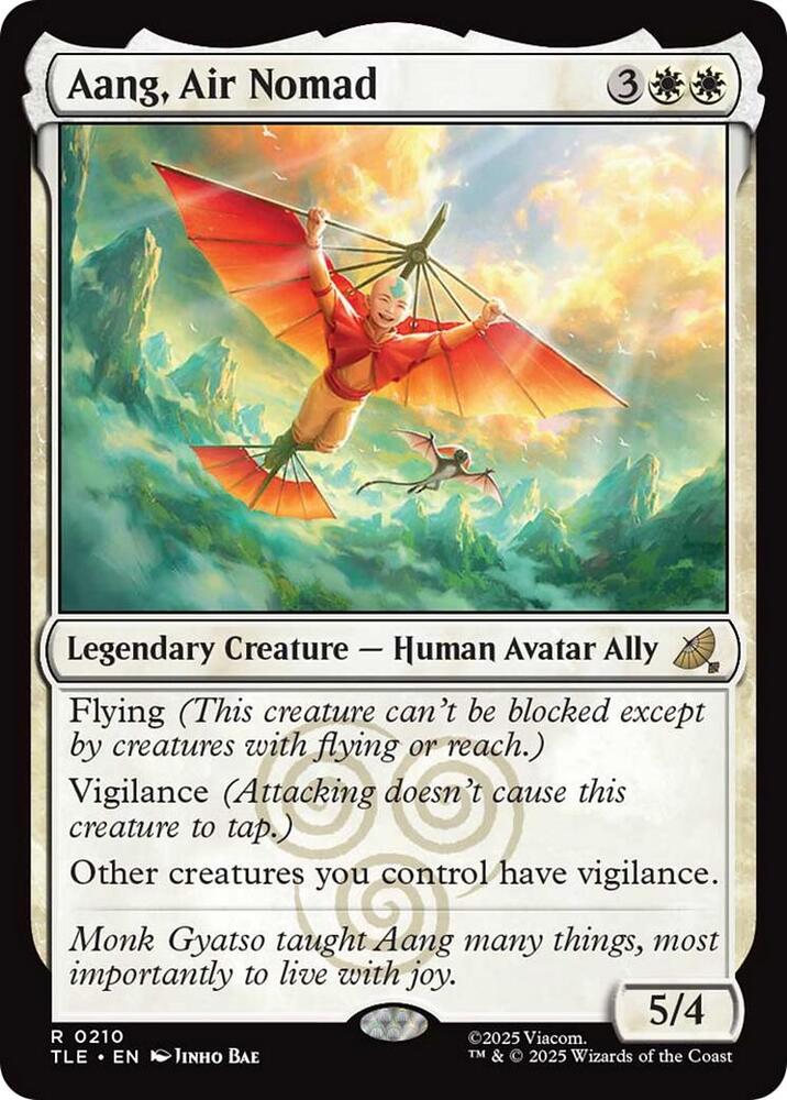 Aang, Air Nomad 210 (Avatar: The Last Airbender: Eternal-Legal)  - Foil