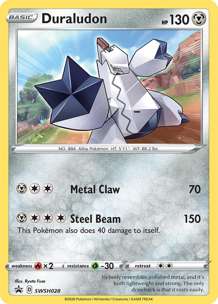Duraludon SWSH028 (SWSH: Sword & Shield Promo Cards)  - Holofoil