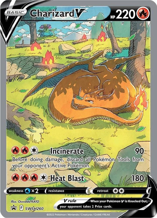 Charizard V SWSH260 (SWSH: Sword & Shield Promo Cards)  - Holofoil