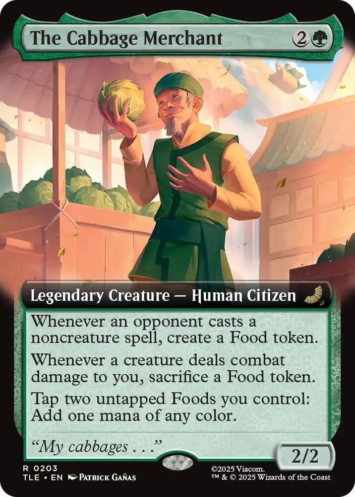 The Cabbage Merchant  203 (Avatar: The Last Airbender: Eternal-Legal)  - Extended Art Foil