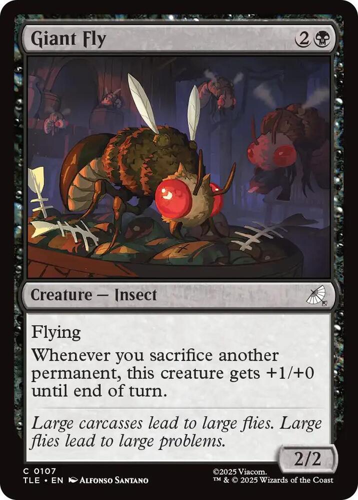 Giant Fly 107/317 (Avatar: The Last Airbender: Eternal-Legal)  - Foil