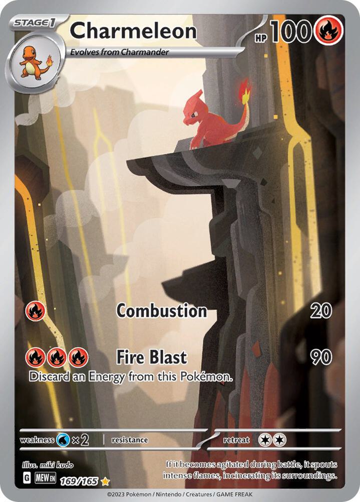 Charmeleon 169/165 (SV: Scarlet & Violet 151)  - Holofoil