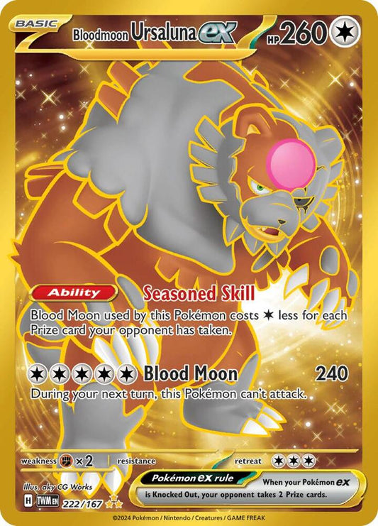 Bloodmoon Ursaluna ex 222/167 (SV06: Twilight Masquerade)  - Holofoil