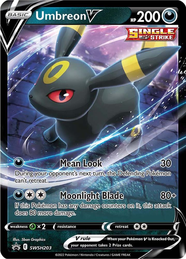 Umbreon V SWSH203 (SWSH: Sword & Shield Promo Cards)  - Holofoil