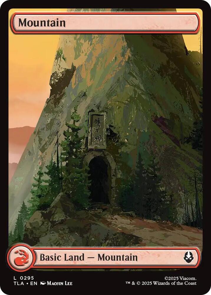 Mountain 0295 295 (Avatar: The Last Airbender)  - Full Art Foil
