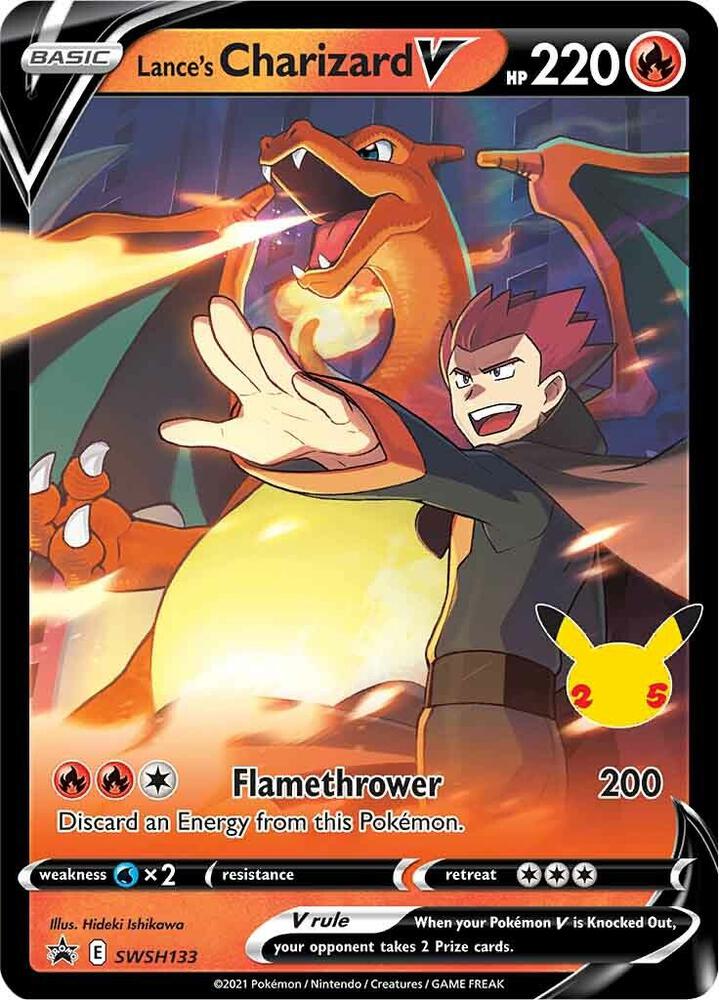 Lances Charizard V SWSH133 (SWSH: Sword & Shield Promo Cards)  - Holofoil