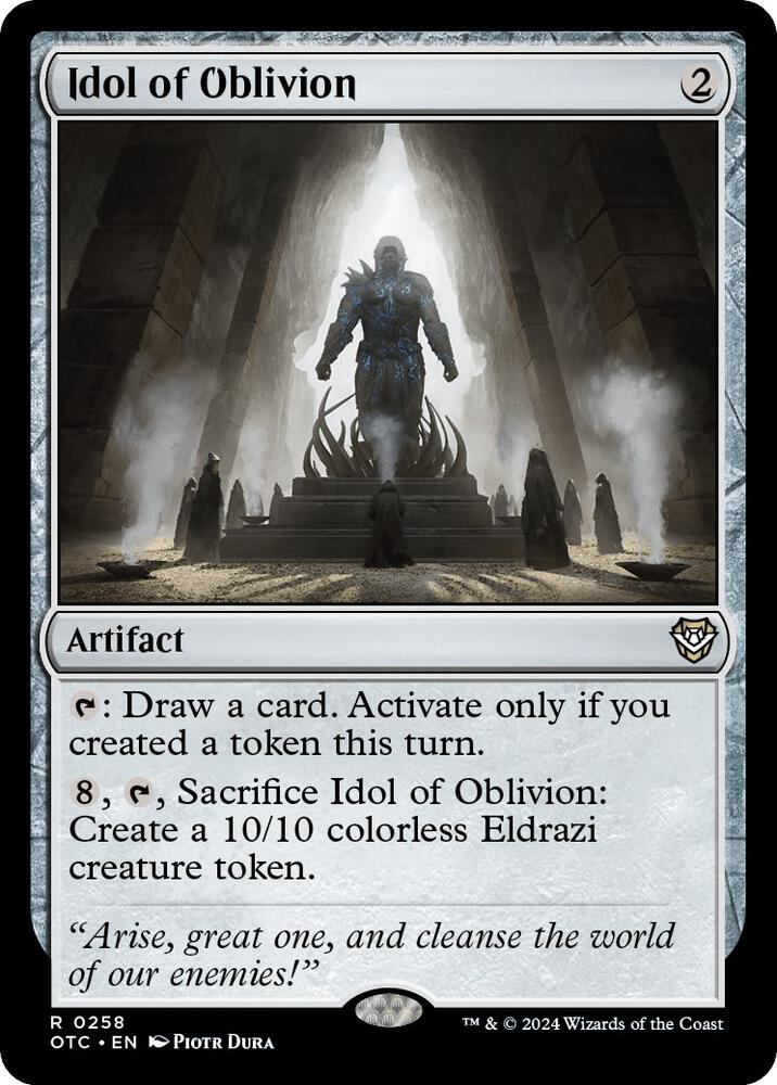 Idol of Oblivion 258/342 (Commander: Outlaws of Thunder Junction) 
