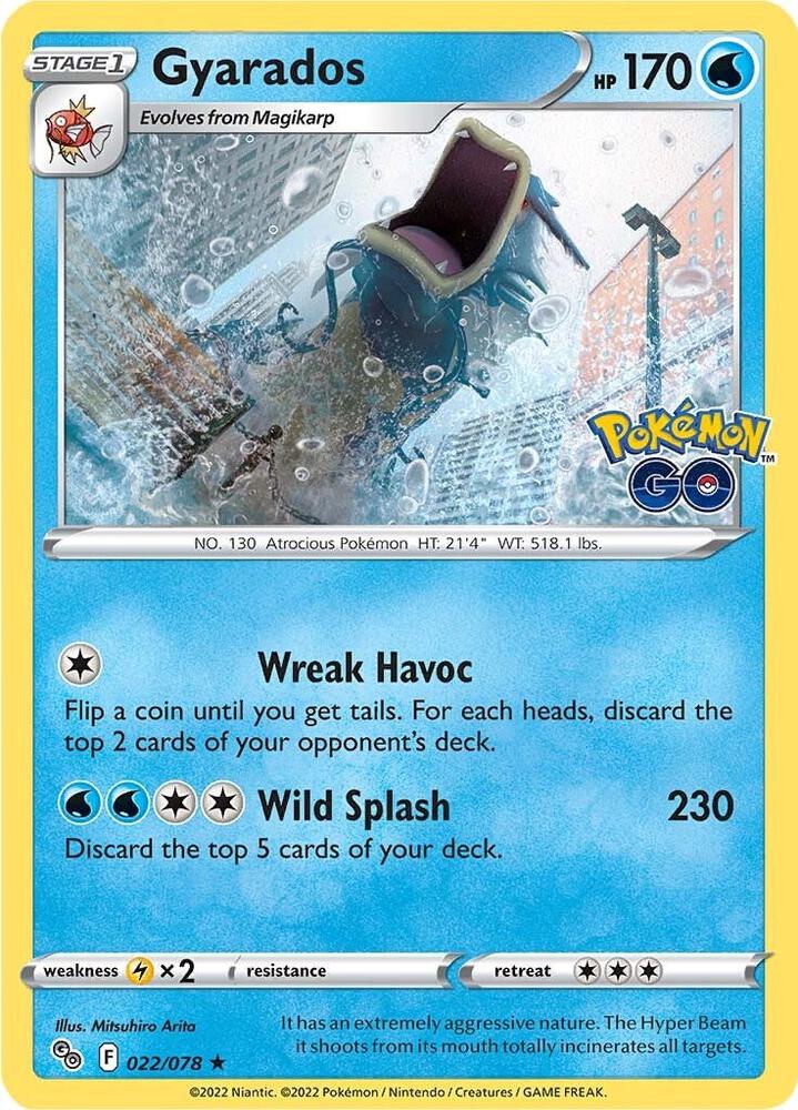 Gyarados 022/078 (Pokemon GO)  - Holofoil