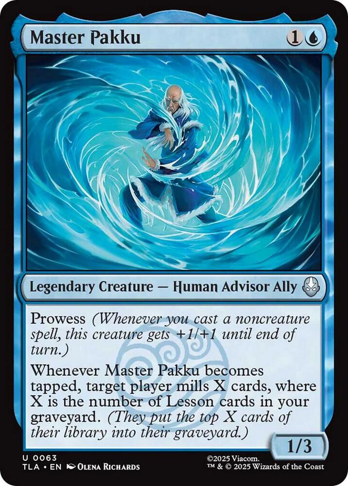 Master Pakku 63/286 (Avatar: The Last Airbender)  - Foil