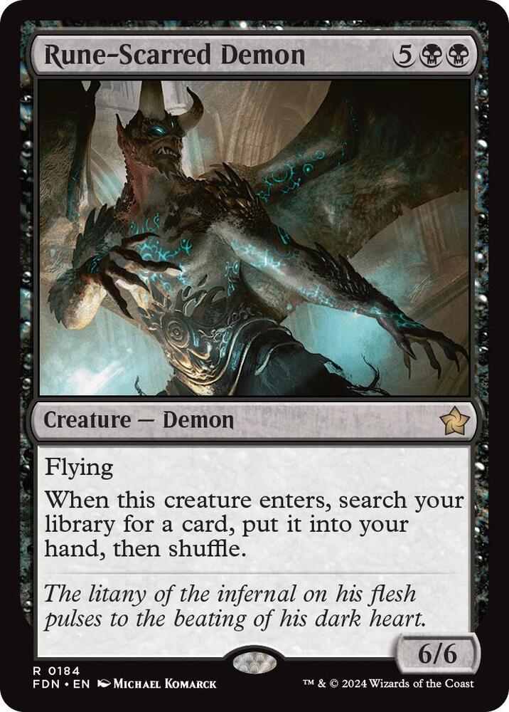 Rune-Scarred Demon 184 (Foundations) 