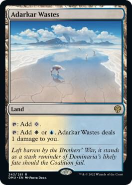 Adarkar Wastes 243/281 (Dominaria United)  - Foil