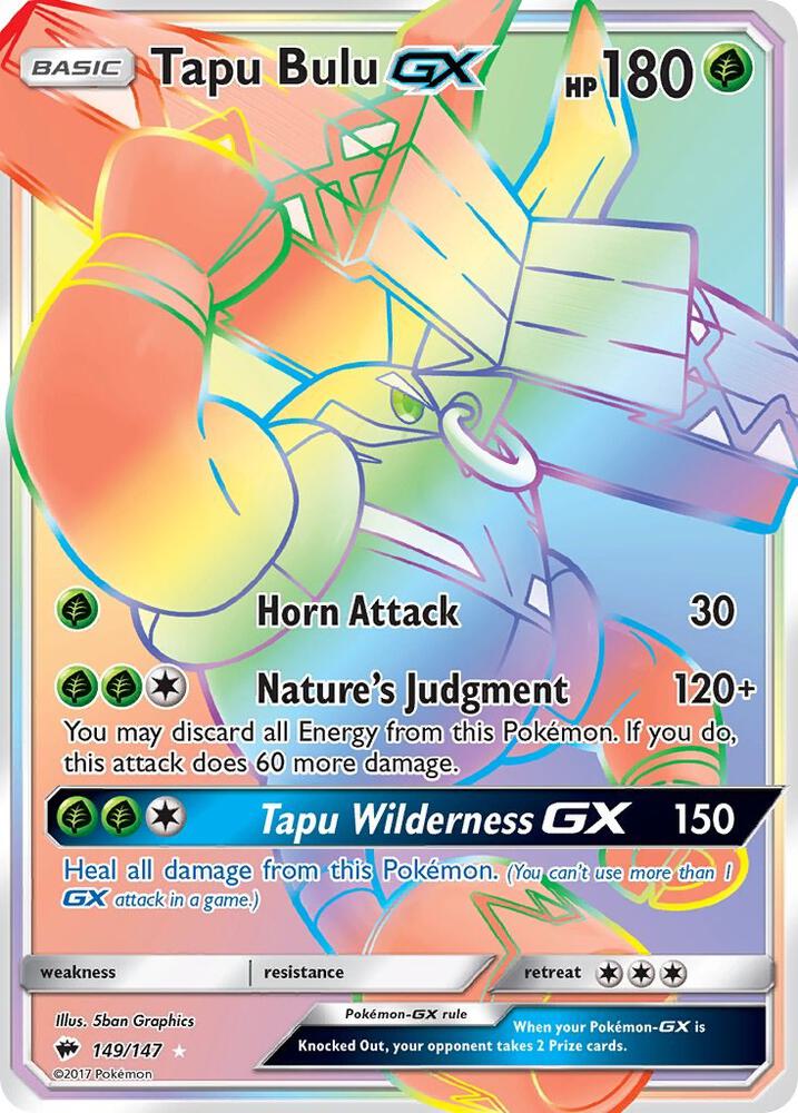 Tapu Bulu GX 149/147 (SM - Burning Shadows)  - Holofoil