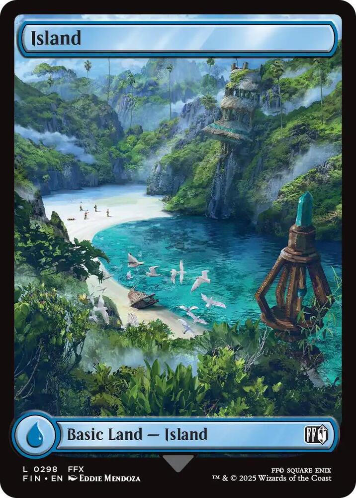 Island 0298 298 (FINAL FANTASY)  - Full Art Foil