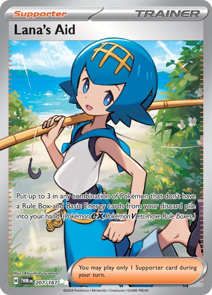 Lana's Aid 207/167 (SV06: Twilight Masquerade)  - Holofoil