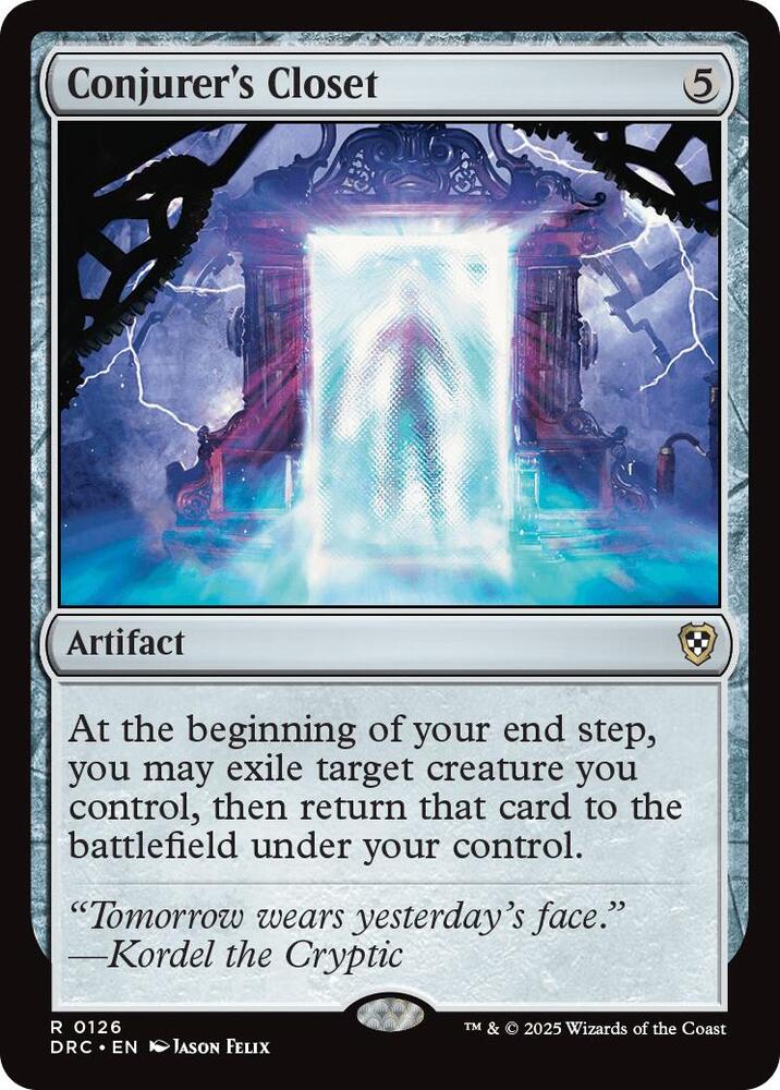 Conjurer's Closet 126 (Commander: Aetherdrift) 