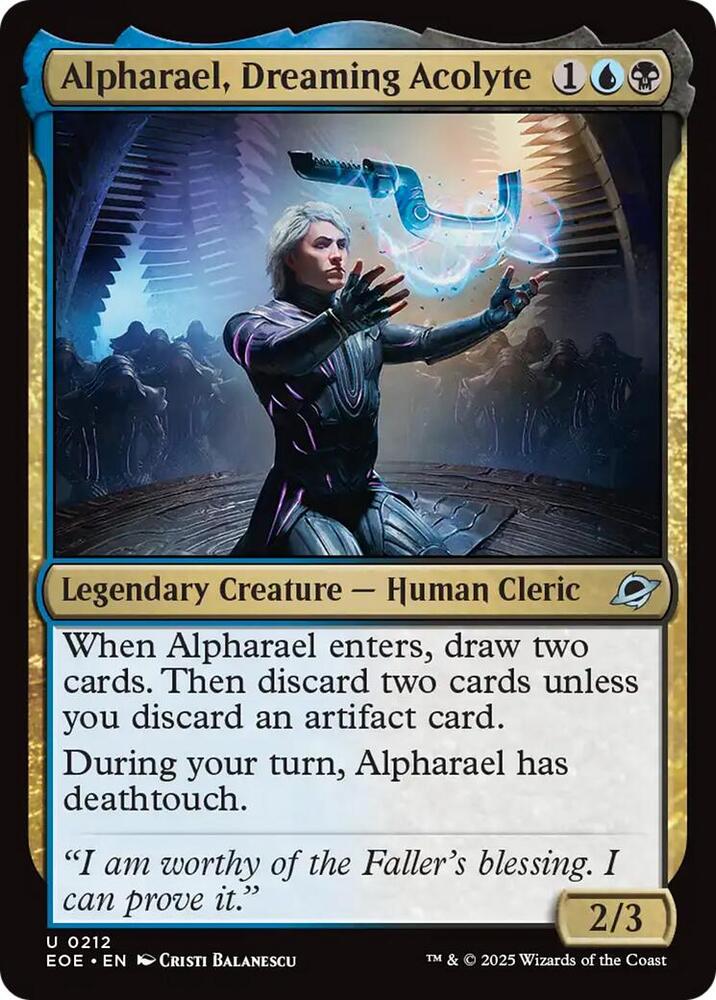 Alpharael, Dreaming Acolyte 212 (Edge of Eternities)  - Foil