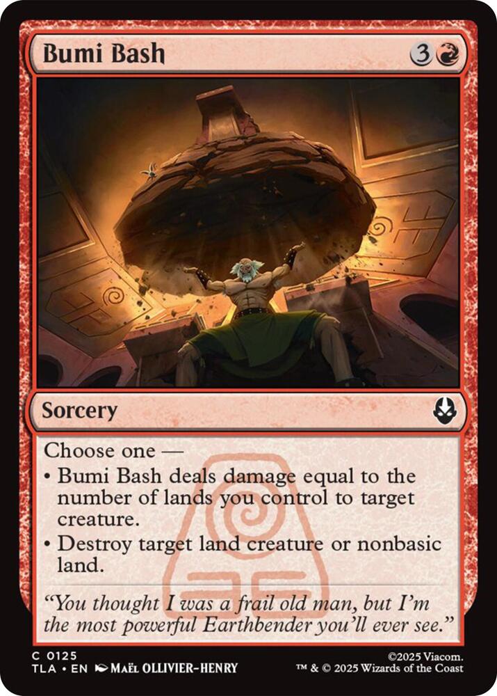 Bumi Bash 125 (Avatar: The Last Airbender)  - Foil