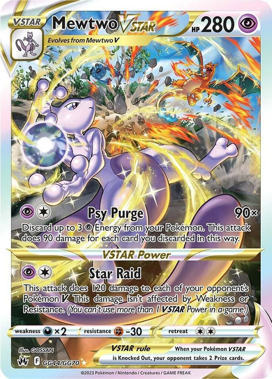 Mewtwo VSTAR GG44/GG70 (SWSH: Crown Zenith: Galarian Gallery)  - Holofoil
