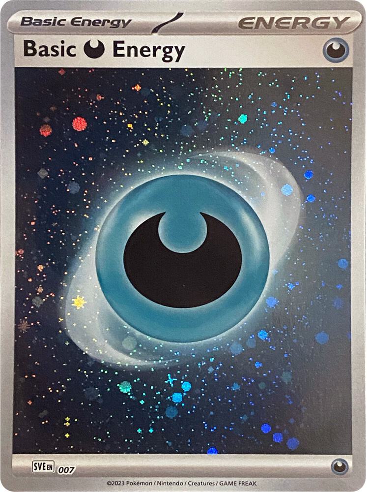 Basic Darkness Energy Cosmos Holo 007 (SVE: Scarlet & Violet Energies)  - Cosmo Holofoil
