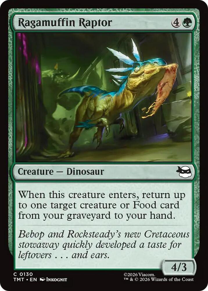 Ragamuffin Raptor 130/190 (Teenage Mutant Ninja Turtles) 