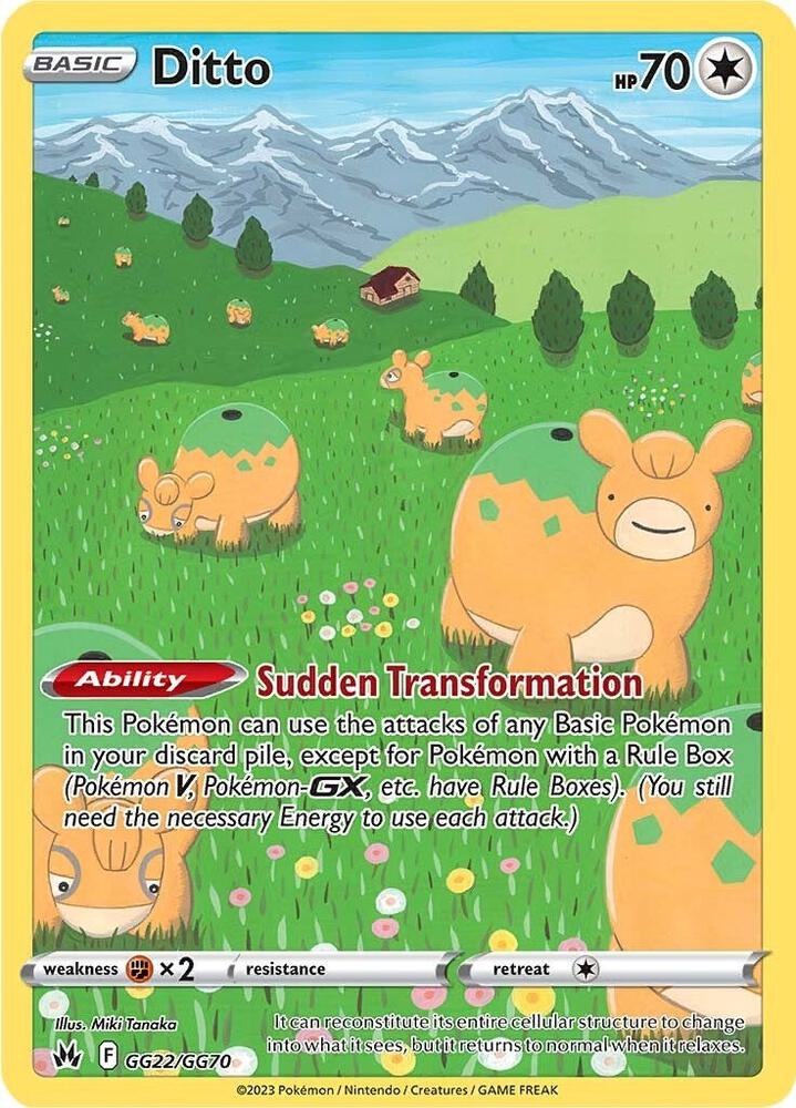 Ditto GG22/GG70 (Crown Zenith: Galarian Gallery)  - Holofoil