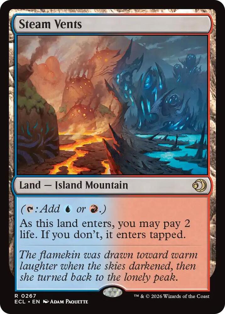 Steam Vents 267 (Lorwyn Eclipsed)  - Foil