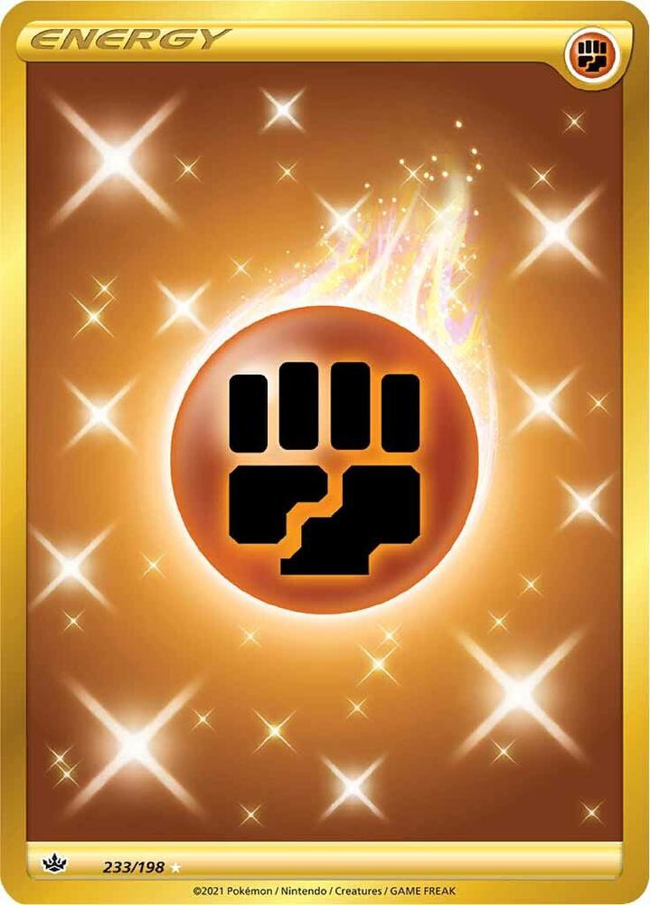 Fighting Energy Secret 233/198 (SWSH06: Chilling Reign)  - Holofoil