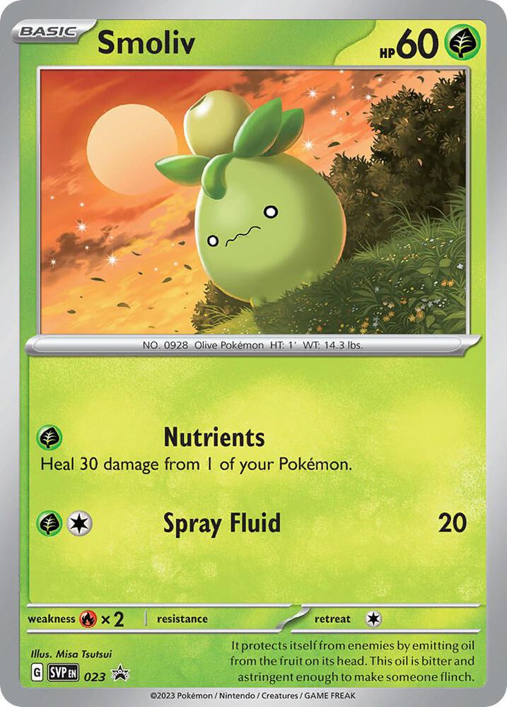Smoliv 023 (SV: Scarlet & Violet Promo Cards)  - Holofoil