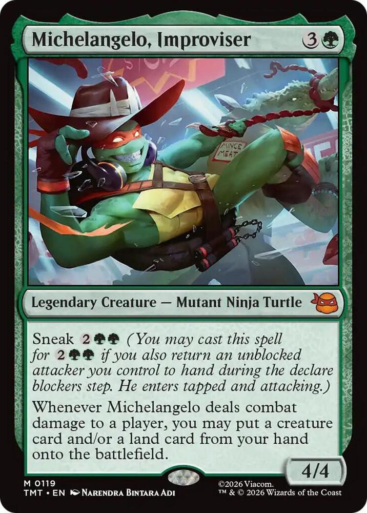 Michelangelo Improviser 119 (Teenage Mutant Ninja Turtles) 