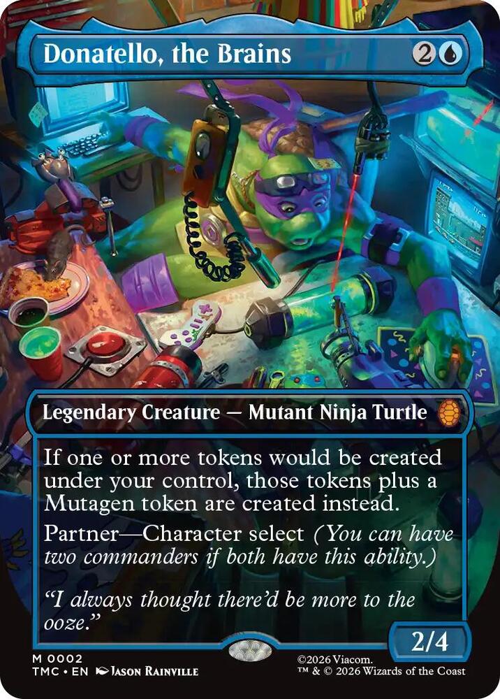 Donatello the Brains 0002 Borderless 2 (Commander: Teenage Mutant Ninja Turtles) 