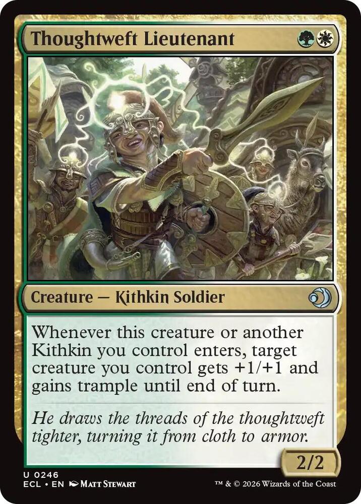 Thoughtweft Lieutenant 246 (Lorwyn Eclipsed) 