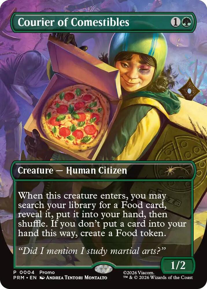 Courier of Comestibles 4 (Unique and Miscellaneous Promos)  - Borderless