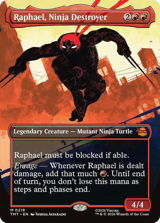 Raphael, Ninja Destroyer 218 (Teenage Mutant Ninja Turtles)  - Borderless