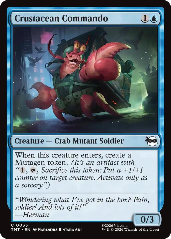 Crustacean Commando 33/190 (Teenage Mutant Ninja Turtles) 
