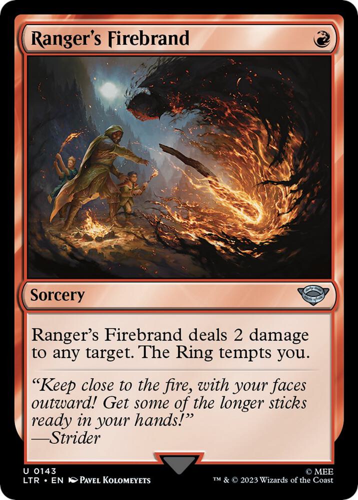 Rangers Firebrand 143/281 (Universes Beyond: The Lord of the Rings: Tales of Middle-earth) 