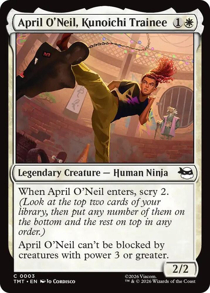April O'Neil, Kunoichi Trainee 3/190 (Teenage Mutant Ninja Turtles) 