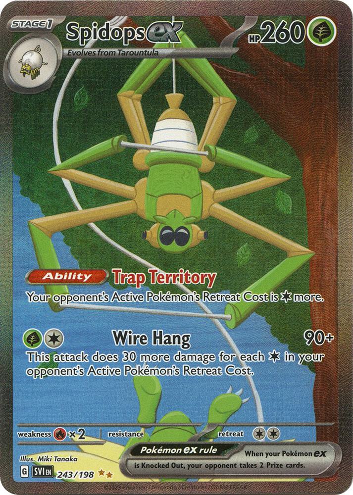 Spidops ex 243/198 (SV01: Scarlet & Violet Base Set)  - Holofoil