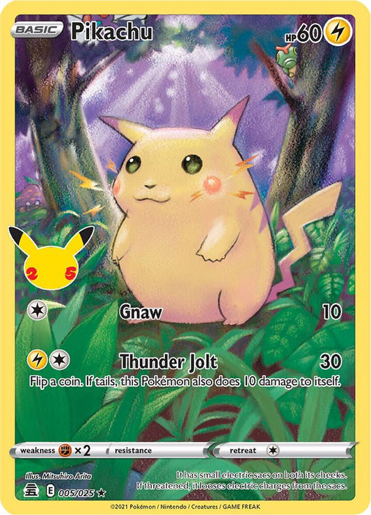Pikachu 005/025 (Celebrations)  - Holofoil