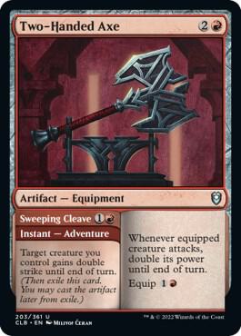 Two Handed Axe 203 (Commander Legends: Battle for Baldur's Gate) 