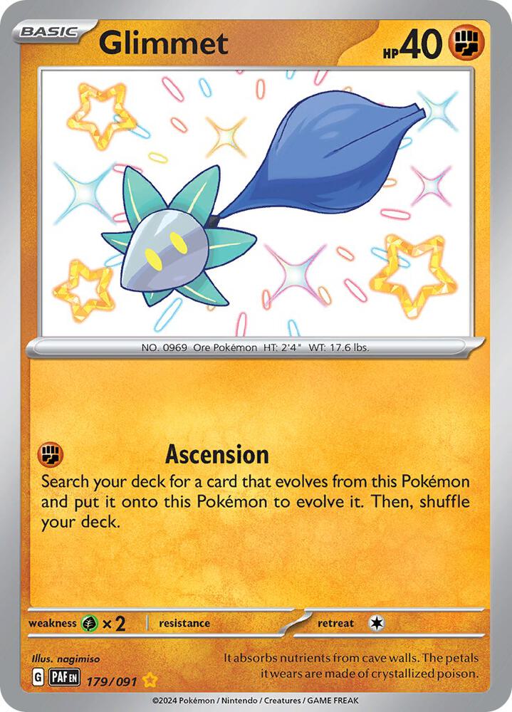 Glimmet 179/091 (SV: Paldean Fates)  - Holofoil