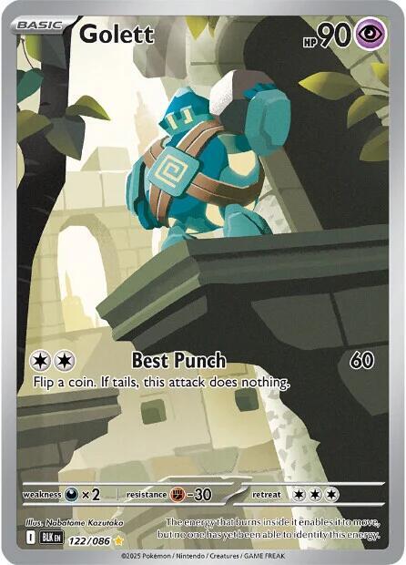 Golett 122/086 (SV: Black Bolt)  - Holofoil