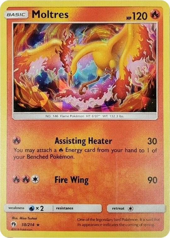 Moltres 038/214 (Deck Exclusives)  - Cracked Ice Holofoil