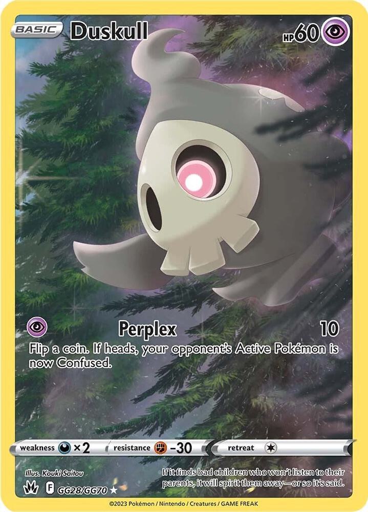 Duskull GG28/GG70 (SWSH: Crown Zenith: Galarian Gallery)  - Holofoil